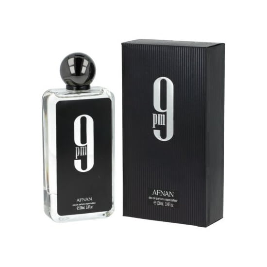 Afnan 9 PM Eau de Parfum perfume bottle 3.4 oz