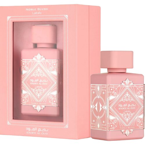 Badee Al Oud Noble Blush Eau de Parfum bottle by Lattafa