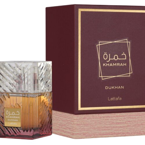 Lattafa Khamrah Eau de Parfum bottle